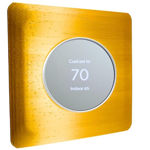 Harvest gold square wall plate - square,