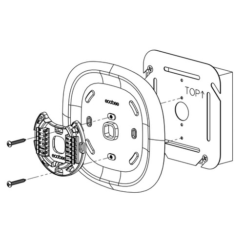 Ecobee wall plate - ecobee, box